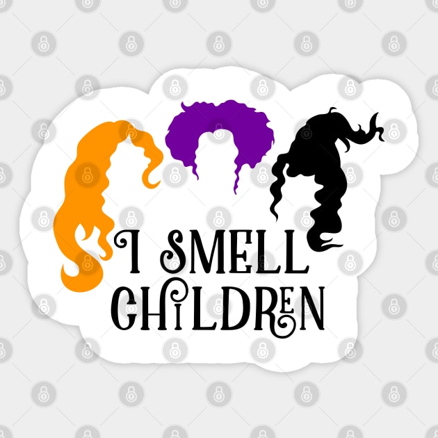 I smell children halloween T-Shirt Sticker by Hobbybox